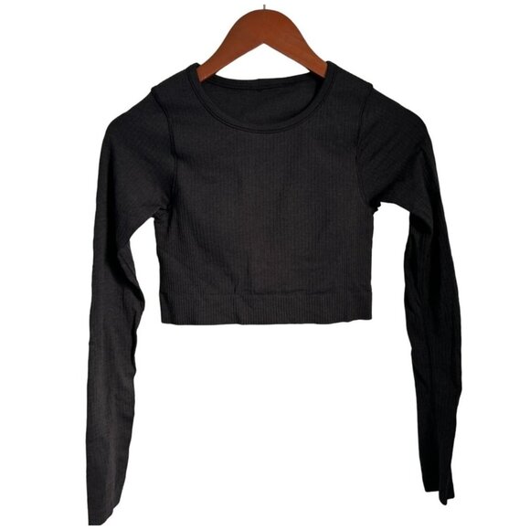 Lululemon Cropped Top with Under Bra Brown Size XSmall - Picture 2 of 9